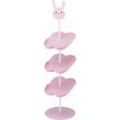 Shoe rack for kids - pink rabbit