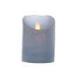 Cosy @ Home Bougie Cylindere Led Bleu D8xh11cm
