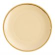 Assiette plate ronde couleur sable Olympia Kiln 280mm