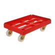 Chariot À Roulettes 61x41x19 - 300 Kg Rolf Rouge Keeeper 10877