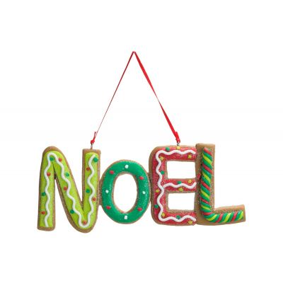 Cosy @ Home Cookies Suspension Noel Rouge Vert 16x1x