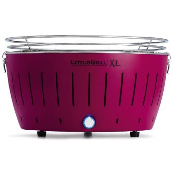 LotusGrill XL 552103 Le Barbecue à charbon de bois sans fumée Violet prune