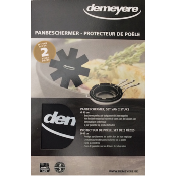 99002 Demeyere Protege Noir  Silicone 40 Cm  S/2  