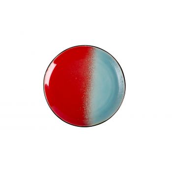 Gastro Plate round - Ø200mm - Red blue