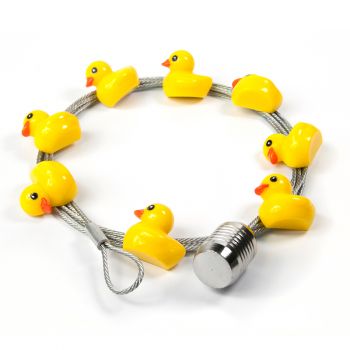 Photo cord Ducky with 8 Ducky yellow magnets