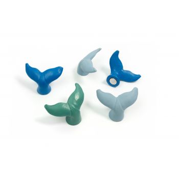 Magnet - Blue whale - set of 5 assorted