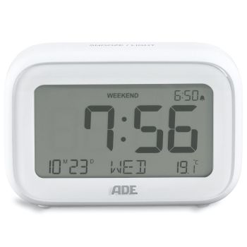 Ade Digitale Alarmklok met Temperatuur Display 10,8x3,8 x7,1cm