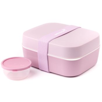 Amuse Basic Lunchbox 3-in-1 roze 18x15x8.5cm