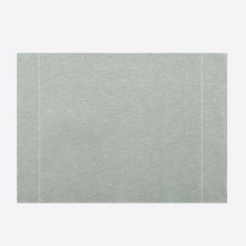 Day Drap set de table antidérapant en coton recyclé gris clair 45x32cm