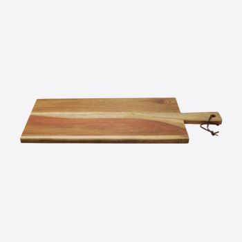 Dagelijkse Kost planche à servir avec poignée en bois d'acacia 50x20x1.5cm