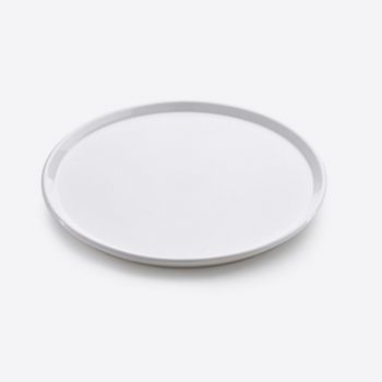 Lékué assiette en céramique blanc pour moule à tarte Tarte Tatin Ø 24cm