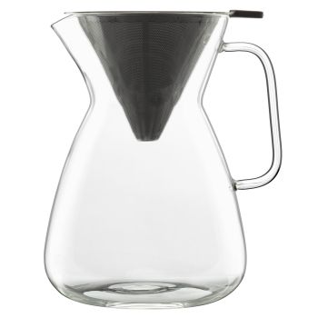 Luigi Bormioli Pour-over Koffiekan in Borosilicaatglas 1l - 16,5xH18,8cm