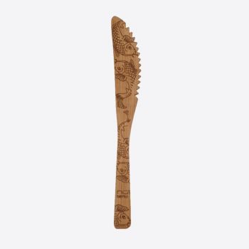 Nubento couteau en bambou Fish 16cm
