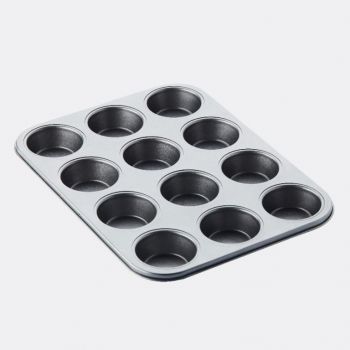 Point-Virgule moule antiadhésif pour 12 muffins 35x27x3cm