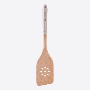 Typhoon Living spatule à trous en bois de hêtre gris ciment 30cm