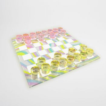 Sunnylife Lucite Checkers Smiley
