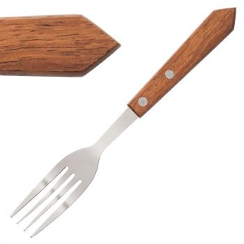 Fourchettes à viande Olympia manche en bois