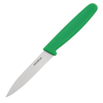 Couteau d'office Hygiplas vert 7;5 cm