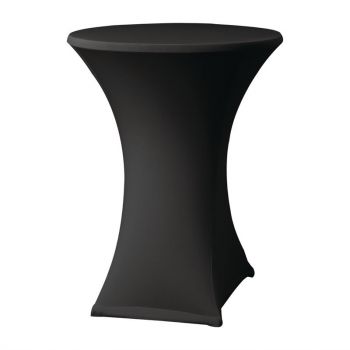 Housse de table extensible Samba noire D2