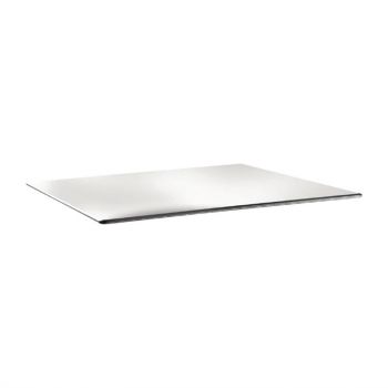Plateau de table rectangulaire Topalit Smartline 120x80cm blanc pur