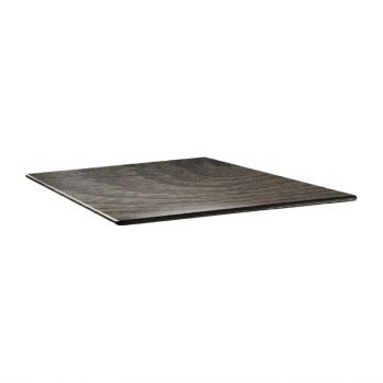 Plateau de table carré Topalit Smartline 70x70cm timber