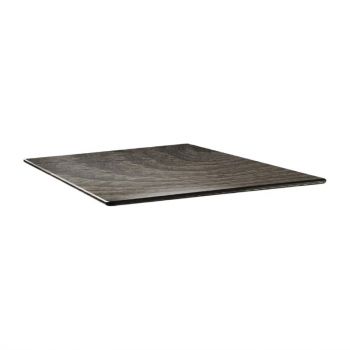 Plateau de table carré Topalit Smartline 80x80cm timber
