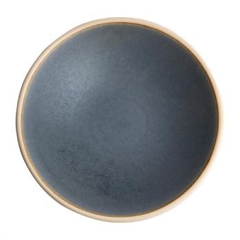 Assiettes creuses granit bleu Olympia Canvas 20 cm