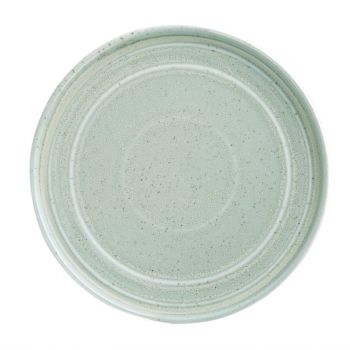 Assiette plate vert printanier Olympia Cavolo 22 cm