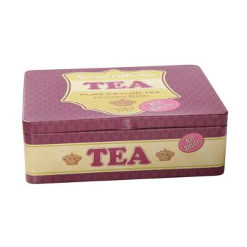 Cosy & Trendy Retro Boite A Provision Tea 20x14xh6.5cm
