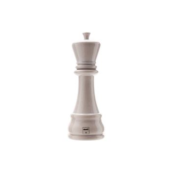 Bisetti Chess King Blanc Moulin Epices H23x8.5