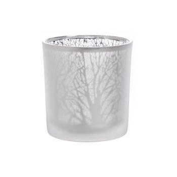 Cosy @ Home Bougoir Branches Frosted Argent 7.3xh8cm