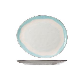 Cosy & Trendy Malibu Assiette Plate Ovale 27.5x23cm