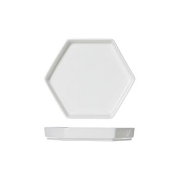 Cosy & Trendy For Professionals Hive Large Assiette Hexago.  20.5x18x3