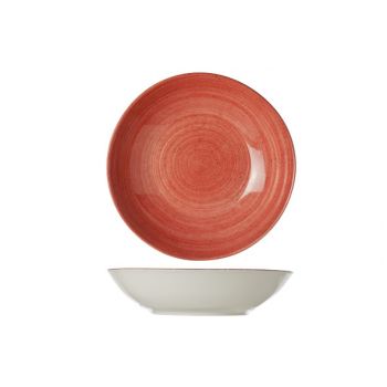 Cosy & Trendy For Professionals Twister Red Assiette Creuse D21cm