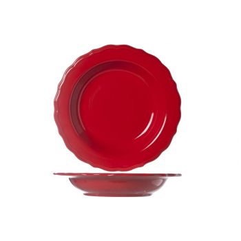 Cosy & Trendy Juliet Red Assiette Creuse Bril.d23cm