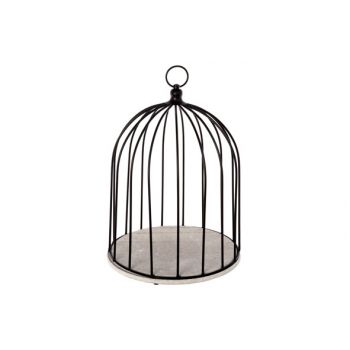 Cosy @ Home Cage D'oiseaux Metal Marbre 25x25x33cm
