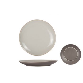 Cosy & Trendy Oleada Taupe Assiette Plate D27cm