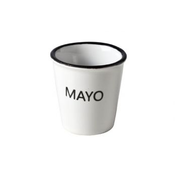 Cosy & Trendy Hrc Pot Avec Texte 'mayo' D4.9xh4.9cm