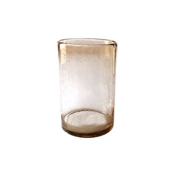Cosy @ Home Lanterne Brun Cylindrique Verre 18x18xh2