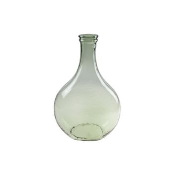 Cosy @ Home Vase Bouteille Vert Verre 21,5x11xh34