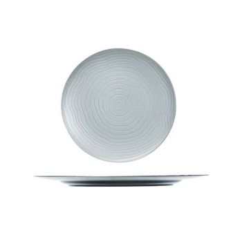 Cosy @ Home Assiette Curly Argent Rond 33x33xh2cm