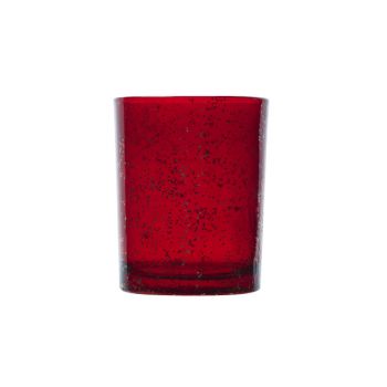 Cosy @ Home Bougeoir Rouge Rond Verre