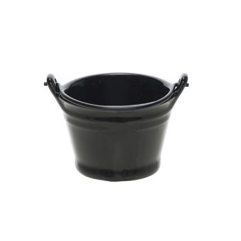 Cosy & Trendy Bucket Black Mini Seau D7.8xh5.5cm 15cl