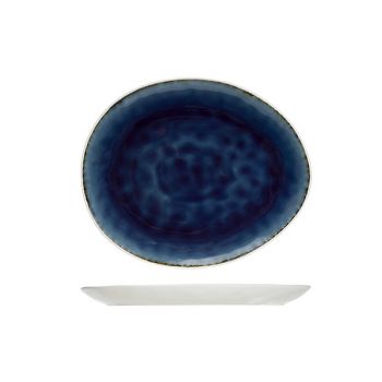 Cosy & Trendy Spirit Blue Assiette Ovale 19.5x16.5cm
