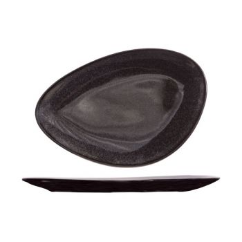 Cosy & Trendy For Professionals Black Granite Assiette Plate 21x14cm