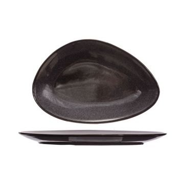 Cosy & Trendy For Professionals Black Granite Assiette Plate 33x22,5cm