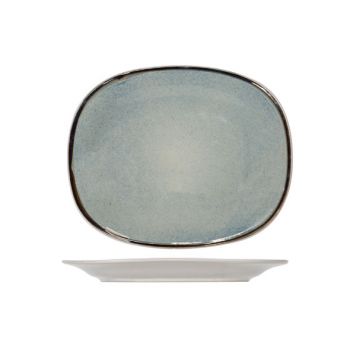 Cosy & Trendy Fez Blue Assiette Plate Ovale 24x31cm