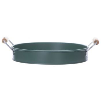 Cosy @ Home Coupe Vert Mousse D25xh4cm Rond Metal