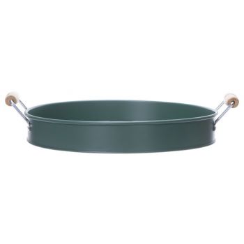 Cosy @ Home Coupe Vert Mousse D30xh4,5cm Rond Metal