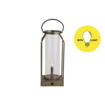 Cosy @ Home Lampe Lantern Dore 14x14xh33,5cm Metal